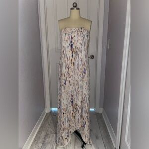 Helena Quinn Silk Strapless Dress